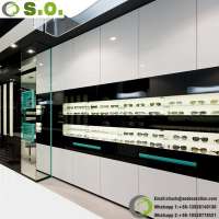 2020 New optical shop interior design optical counter display