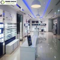 Creative Custom high end optical shop interior design for sunglasses store display furniture