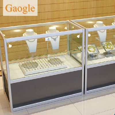 professional custom high quality store furniture jewelry showcase jewelry glass display cabinet