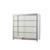 Factory price MDF Tempered Glass Customized souvenir display case/jewelry showcase