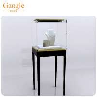 high quality furniture china jewelry display cabinet, jewelry showcase glass display showcase